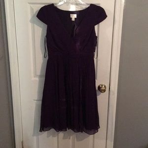 Purple Mirabelle J. Crew Bridesmaids Dress